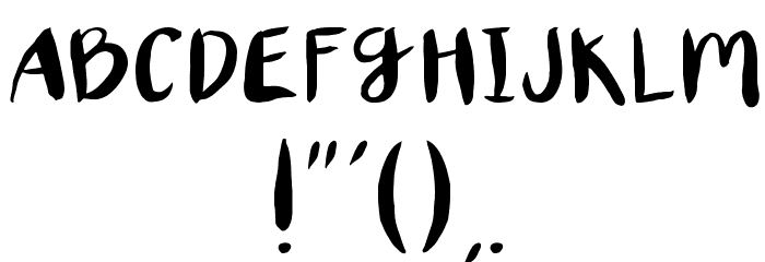 XORegular Font OTHER CHARS
