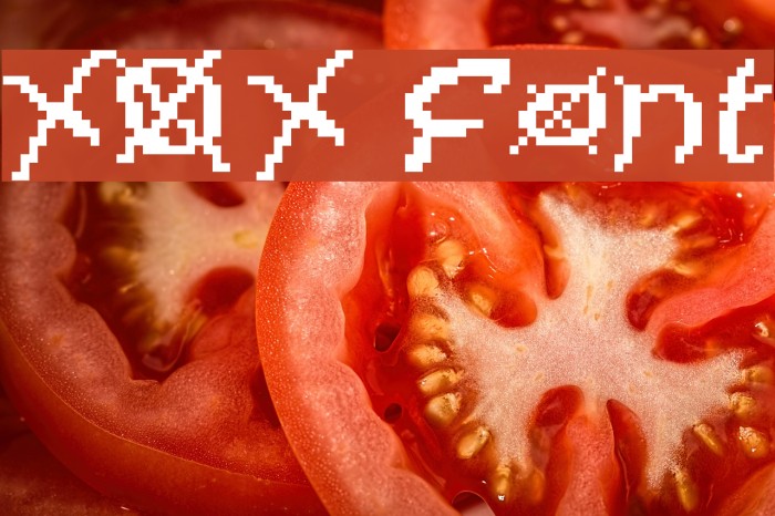 XOX Font examples