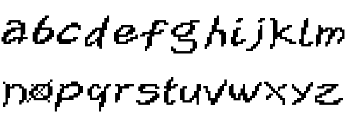 XOX Font LOWERCASE