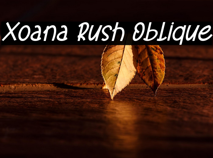 Xoana Rush Oblique Example 3