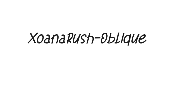 XoanaRush-Oblique Logo