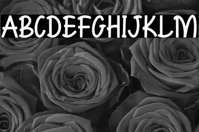 XoanaRush-Regular Caratteri examples