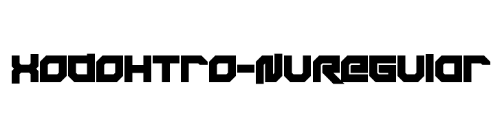 Xodohtro-Nu Regular  لخطوط تنزيل