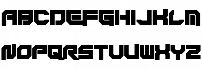 Xodohtro-Nu Regular Шрифта ВЕРХНИЙ