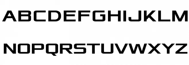 Xolonium Bold Font Litere mari