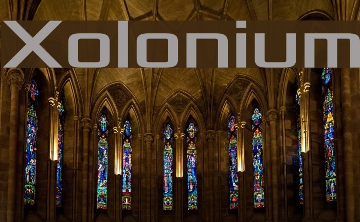 Xolonium Font examples