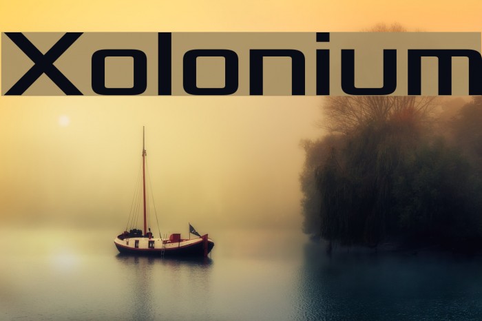 Xolonium Font examples