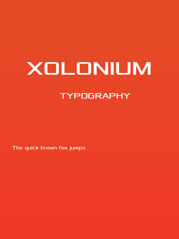 Xolonium Poster