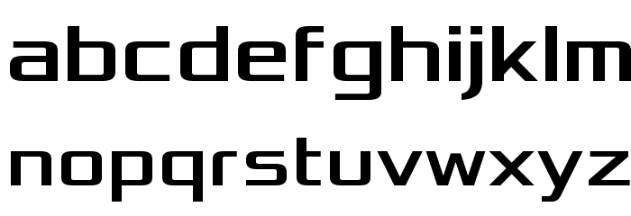 Xolonium Font LOWERCASE