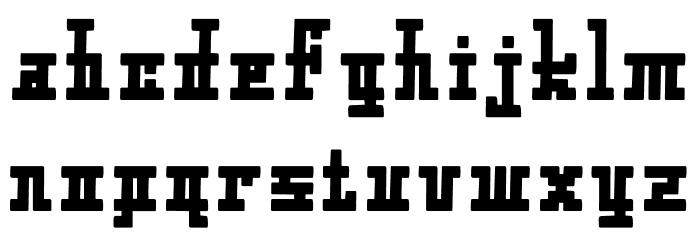 Xolto-Regular Font LOWERCASE