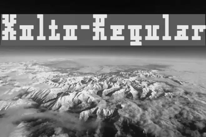 Xolto-Regular Font examples