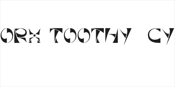 Xorx_Toothy Cyr Logo