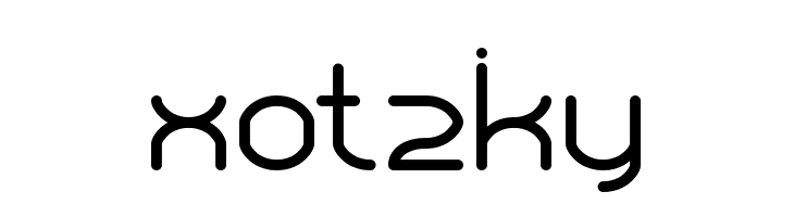 Xotzky  font caratteri gratis