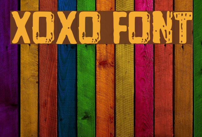 Xoxo Font examples