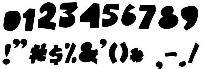xotax Font OTHER CHARS