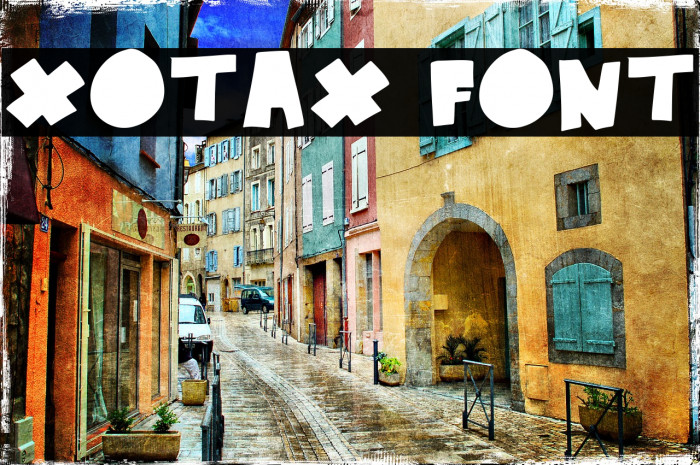 xotax Font examples