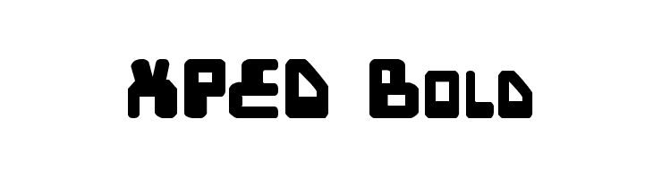 XPED Bold  免费字体下载