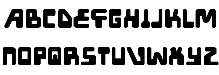 XPED Bold Font LOWERCASE