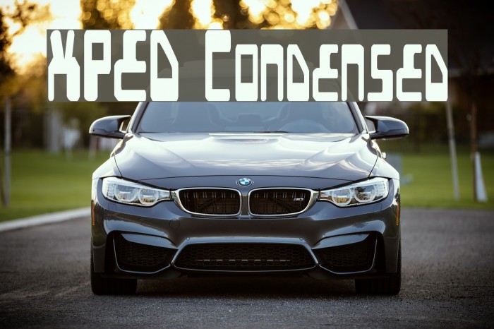 XPED Condensed Example 1