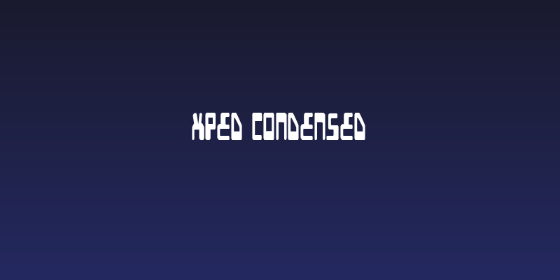 XPED Condensed Social Header