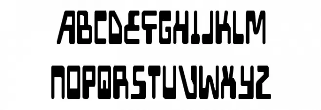 XPED Condensed Caratteri MINUSCOLO