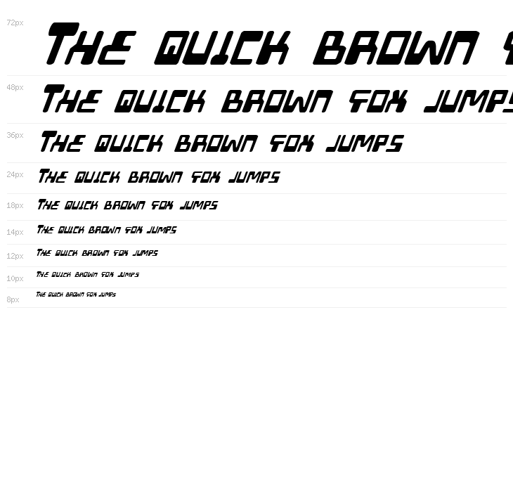 XPED Italic Waterfall