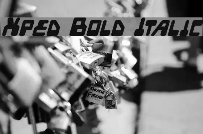 Xped Bold Italic Example 3