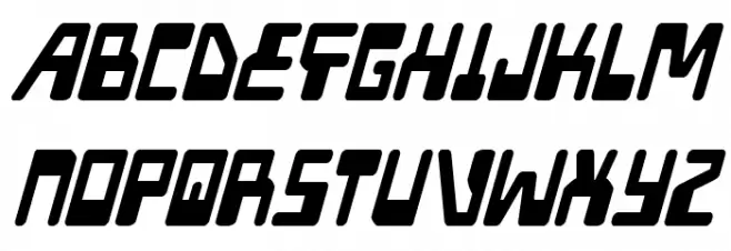 Xped Condensed Italic Fuentes MAYÚSCULAS