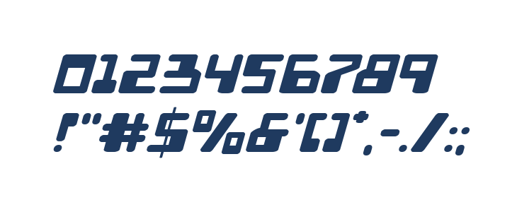 Xped Expanded Italic Other Characters