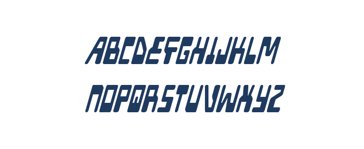 Xped Extra-Condensed Italic Lowercase