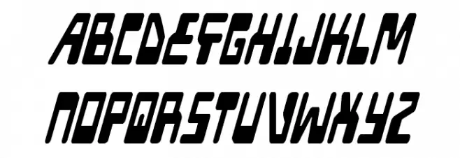 Xped Extra-Condensed Italic Polices MINUSCULES