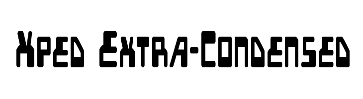 Xped Extra-Condensed  font caratteri gratis