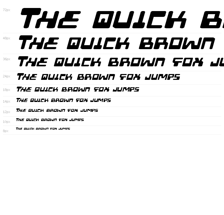 Xped Extra-Expanded Italic Waterfall