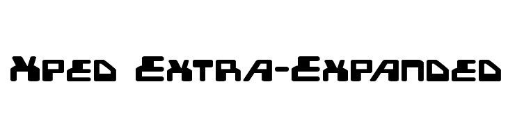 Xped Extra-Expanded  font caratteri gratis
