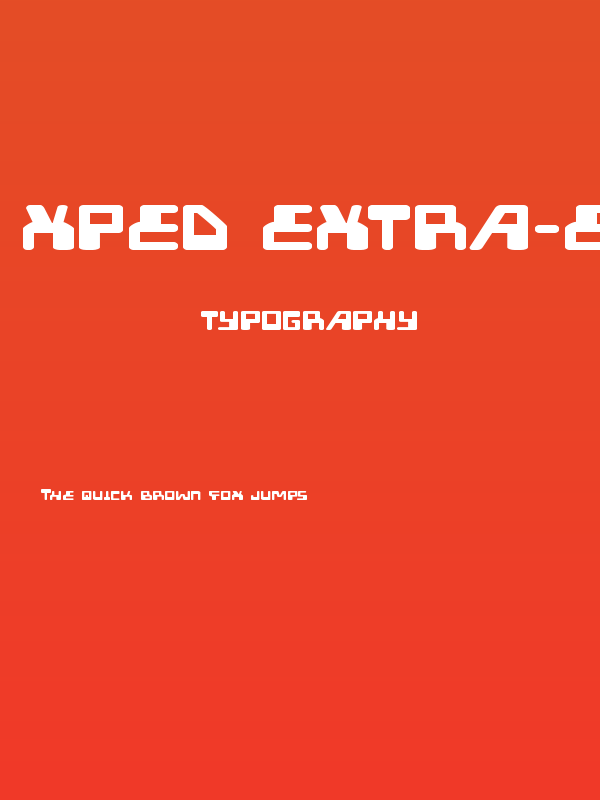 Xped Extra-Expanded Poster