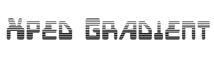 Xped Gradient  Descarca Fonturi Gratis