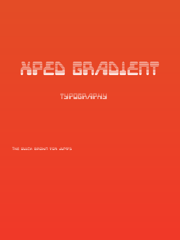 Xped Gradient Poster