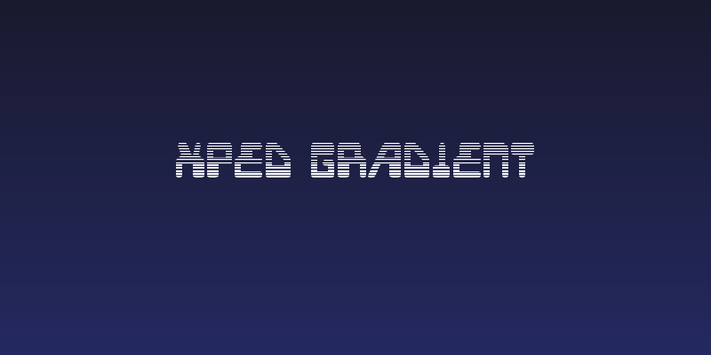 Xped Gradient Social Header
