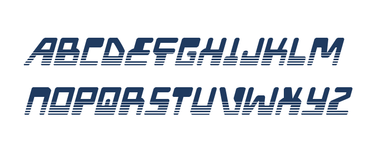 Xped Halftone Italic Lowercase