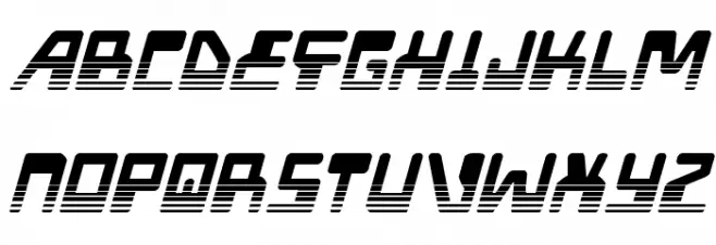 Xped Halftone Italic Schriftart Kleinbuchstaben