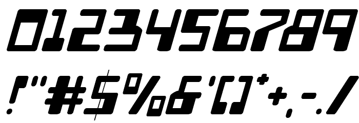 Xped Light Italic Font OTHER CHARS
