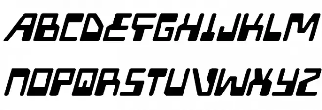 Xped Light Italic Fonte MAIÚSCULAS