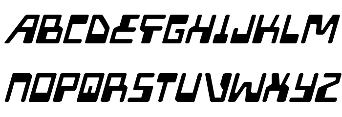 Xped Light Italic Font LOWERCASE