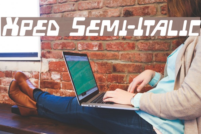 Xped Semi-Italic Example 1