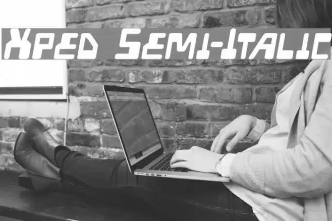 Xped Semi-Italic Font examples
