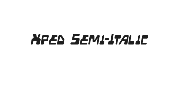Xped Semi-Italic Logo