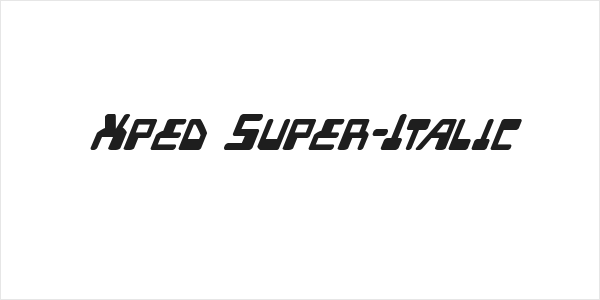 Xped Super-Italic Logo