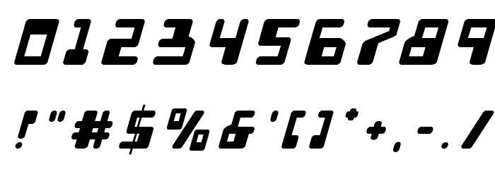 Xped Title Italic Font OTHER CHARS