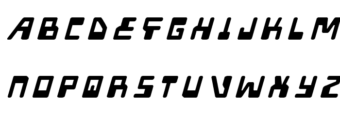 Xped Title Italic Font LOWERCASE