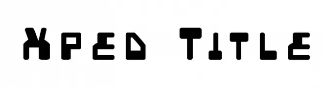 Xped Title  Fuentes Gratis Descargar